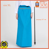 Sekolah Menengah Kain Kurung T/Blue Getah + Zip｜Student Girl School Long Skirt｜ComfortSecondary School｜ Talaso/TC/Koshibo