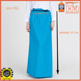 Sekolah Menengah Kain Kurung T/Blue Getah + Zip｜Student Girl School Long Skirt｜ComfortSecondary School｜ Talaso/TC/Koshibo