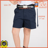 Sekolah Rendah Seluar Pendek Biru + Cangkuk dan Zip｜Student Boy School Blue Short Pant｜Comfort｜Primary School Boy Blue Pants｜SJKC