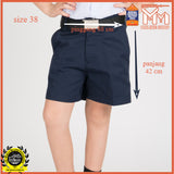 Sekolah Rendah Seluar Pendek Biru + Cangkuk dan Zip｜Student Boy School Blue Short Pant｜Comfort｜Primary School Boy Blue Pants｜SJKC