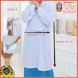 Baju Kurung Sekolah Putih Lengan Cekak｜Student Girl School Uniform｜Sleeve Cuff｜White Baju Kurung｜Comfort｜Primary / Secondary School｜Sekolah Rendah & Menengah