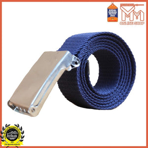 SCHOOL ADJUSTABLE BOY/MEN METAL BUCKLE NYLON BELT / TALI PINGGAN SEKOLAH LELAKI