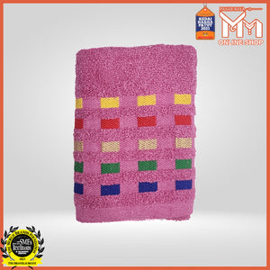 Face & Hand Towel 47cmx96cm Multicolor Tuala Muka & Tangan Serap Air 821126MNOPQR