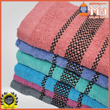 Quick Dry Bath Towel /  Tuala Mandi Corak Serap Air (67cm x 137cm) 821123 HIJKLM